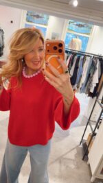 Pullover Elise - Rood - Afbeelding 2