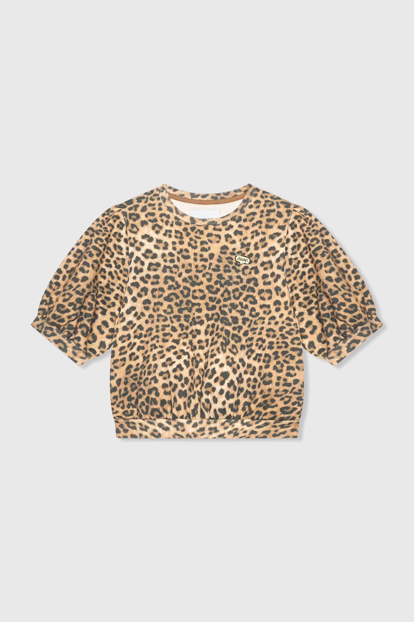 panterprint-dames-sweater-pof-mouw-katoen-corey-janice-00 Corey Sweater - Leopard - Afbeelding 1