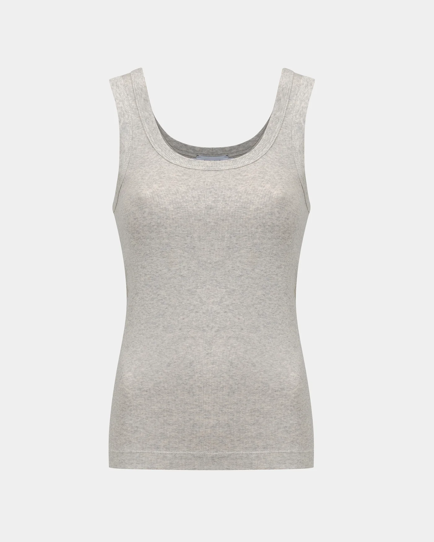 111P009_27_1000 Evi Top - Grey Melange - Afbeelding 1
