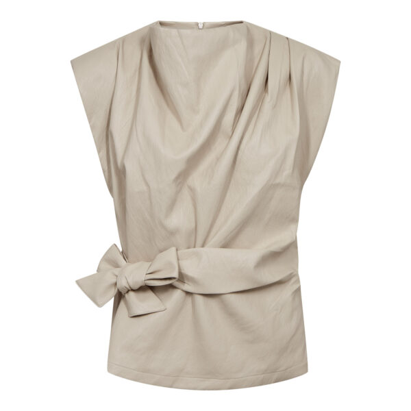 GittCC Pleat Top - Bone