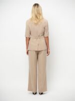 Nissa Short Sleeve Blazer - Sand Beige - Afbeelding 2