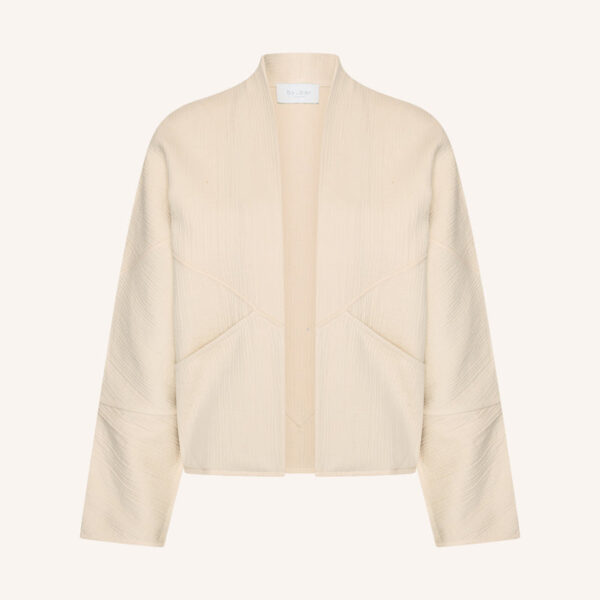 Flora Cotton Jacket - Light Chalk