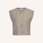 Nori Melange Gilet - Charcoal Melee
