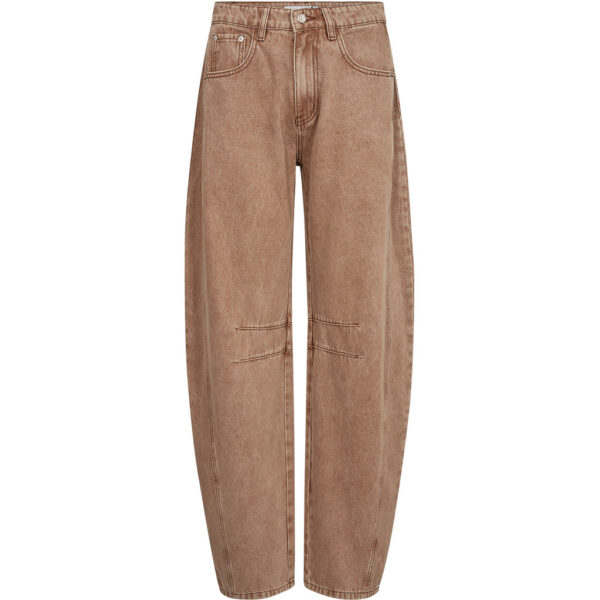 Drew Barrel Panel Tall Jeans - Camel