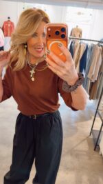 Merle T-Shirt - Mid Brown - Afbeelding 2