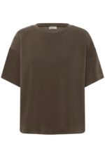 Helle EMB Boxy Tee - Major Brown