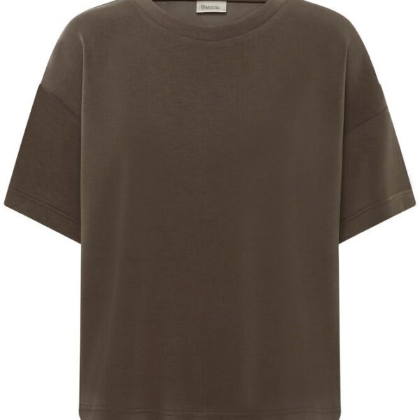 Helle EMB Boxy Tee - Major Brown
