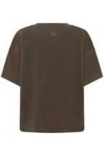 Helle EMB Boxy Tee - Major Brown - Afbeelding 2