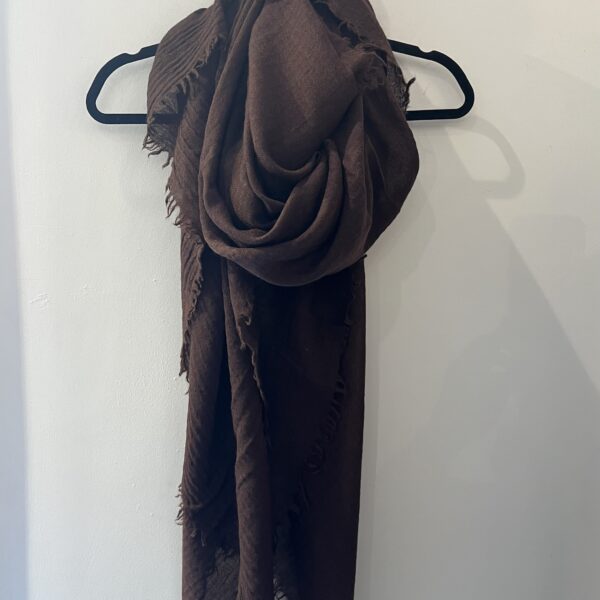 shawl xl - Chocolate Brown