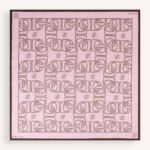 Monogram Scarf - Pink