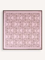 Monogram Scarf - Pink