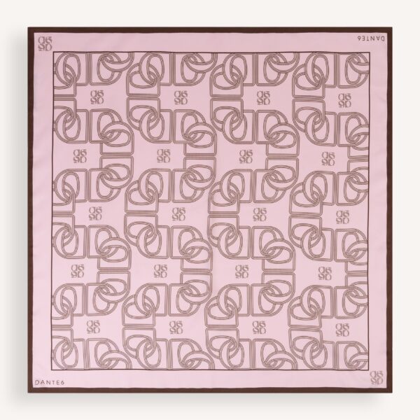 Monogram Scarf - Pink