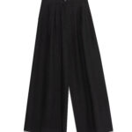 Milla Pants Pleated Wide Leg - Black