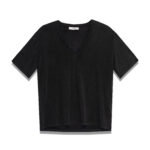 Milla V-Neck Tee - Black