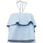 Rivana Top - Light Denim