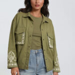 Embroidery Jacket - Army