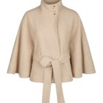 Zanna Cape Jacket - Sand