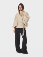 Zanna Cape Jacket - Sand - Afbeelding 5