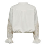 StinaCC Emb Blouse - Off White - Afbeelding 2