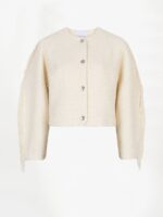 Vale Bouclé Jacket - Creme
