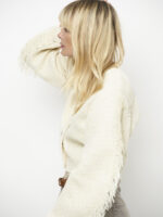 Vale Bouclé Jacket - Creme - Afbeelding 3