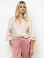 Barnabi Balloon Blouse - Pink Shell - Afbeelding 2