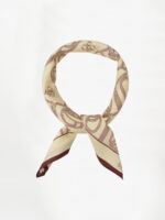 Monogram Scarf - Butter Yellow/Berry Red - Afbeelding 2