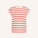 Tobi Stripe Top - Poppy Red Stripe