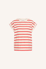 Tobi Stripe Top - Poppy Red Stripe