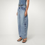 Dali Barrel Jeans - Stone