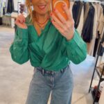 Emerald Blouse - Green
