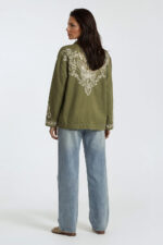 Embroidery Jacket - Army - Afbeelding 2