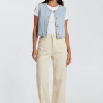 Denim Gilet - Light Blue