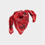 Paisley Scarf - Red