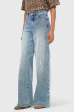 Cash Wide Leg Jeans - Blauw 379 - Afbeelding 2
