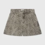 Arthur Denim Shorts - Leopard