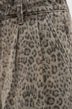 Arthur Denim Shorts - Leopard - Afbeelding 2