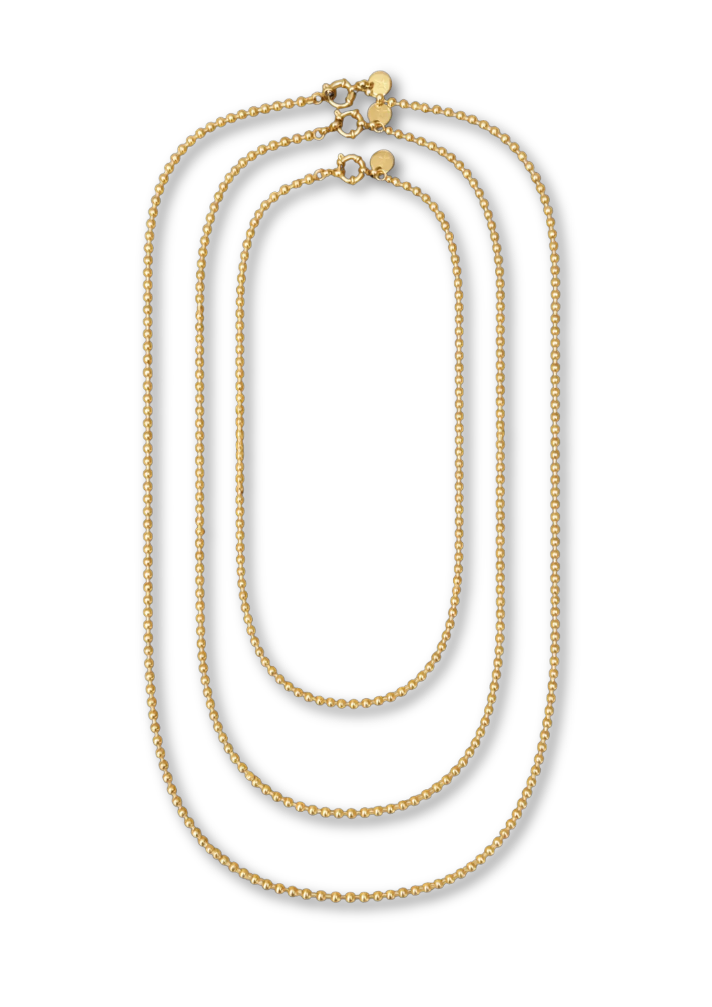 160_ce03c4a1-9f0f-41f7-b914-9d2c03275913 Bonnie Studios - Jeanine Trio Necklace - Afbeelding 1