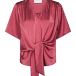 Casadia Heavy Sateen Blouse - Cherry Pink