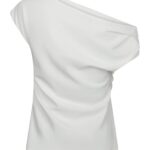 Mabelle Drapy Top - White