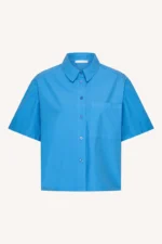 Mara Poplin Blouse - Regatta Blue