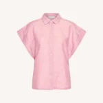 Pixie Linen Blouse - Dusty Pink