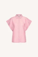 Pixie Linen Blouse - Dusty Pink
