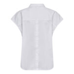 ElaraCC Slit Back SS Shirt - White - Afbeelding 2