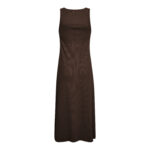 GrannyCC Rib Emb Tank Dress - Dark Brown - Afbeelding 2