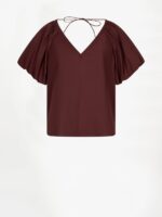 Rosalie Balloony Top - Cacoa Berry