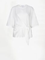 Dori Twist Detail Tee - Off White