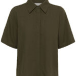 MWDias SS Boxy Shirt - Forest Night