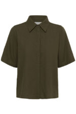 MWDias SS Boxy Shirt - Forest Night