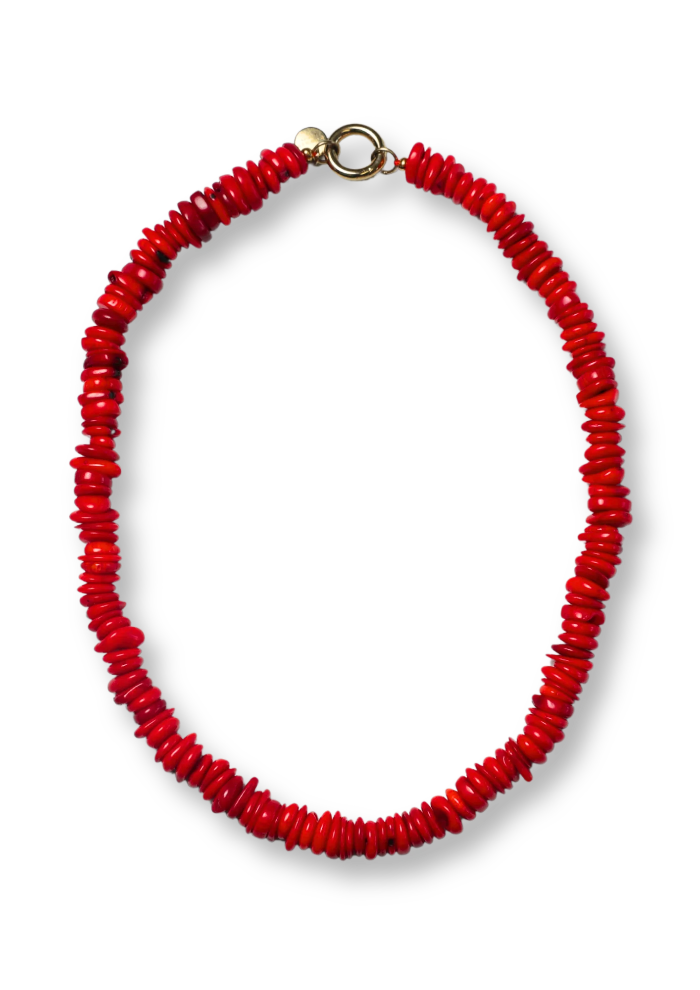 56_a875344e-86b0-4abc-8762-1be4d3451aa7 Bonnie Studios - Flint Necklace - Red - Afbeelding 1
